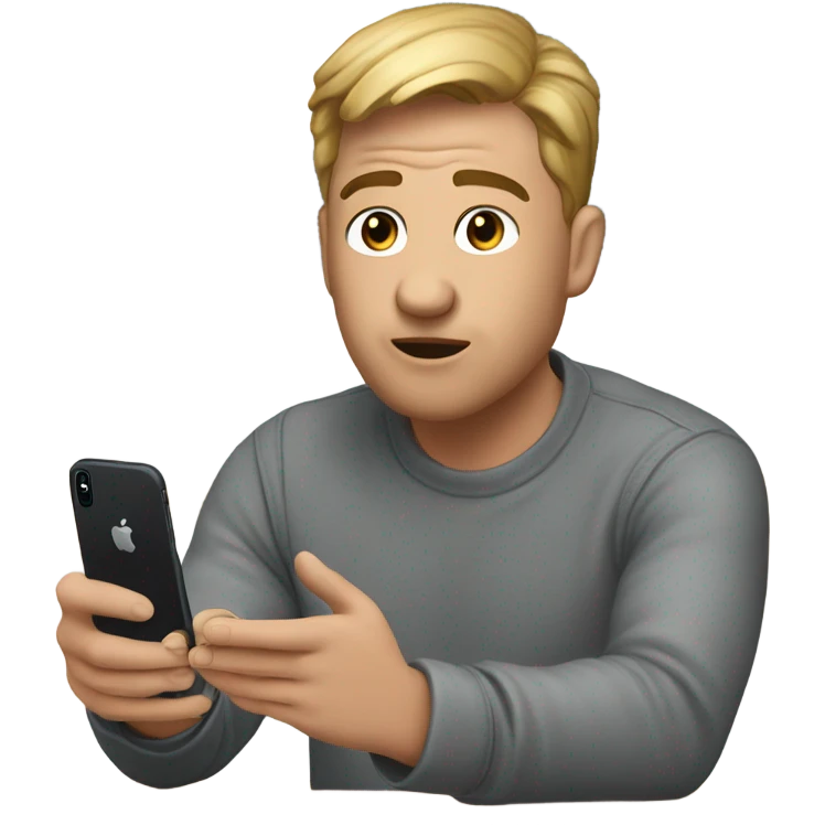 First time Chris is using iOS 18 to create a Genmoji emoji