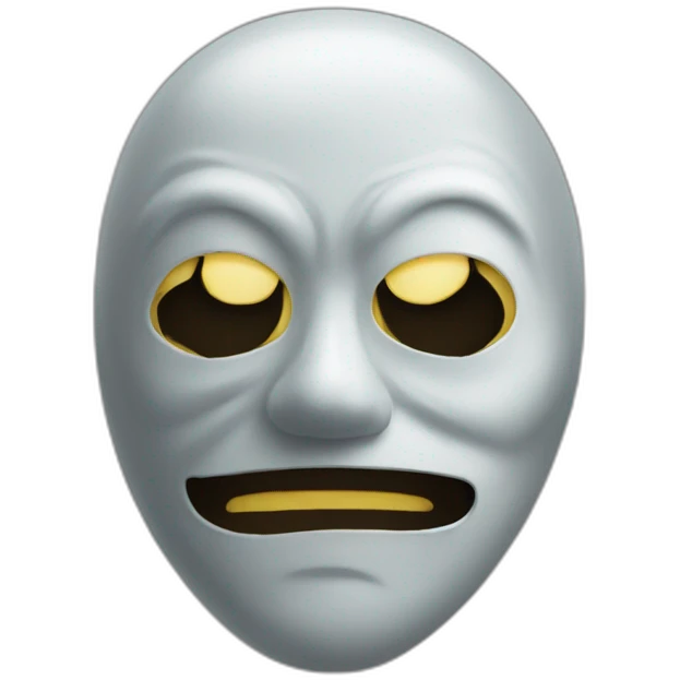 Mask of screem emoji