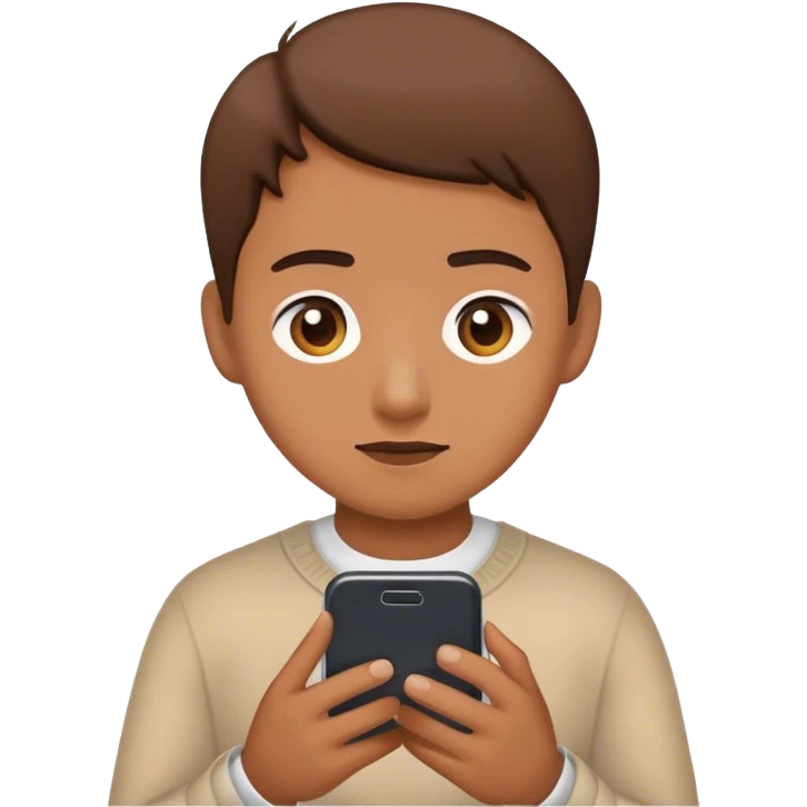 look at phone emoji