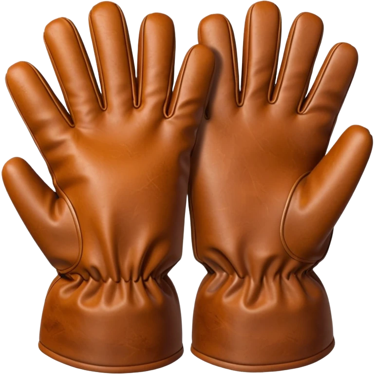 gloves gardening with dirt emoji