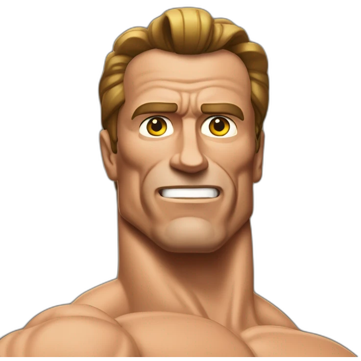 Arnold Schwartzenegger Fleming muscles emoji