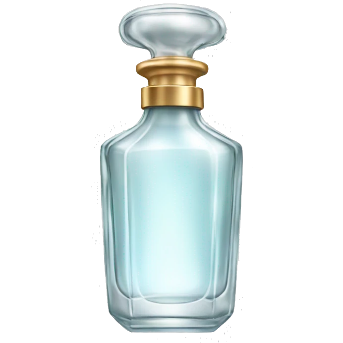 Clear bottle of perfume emoji