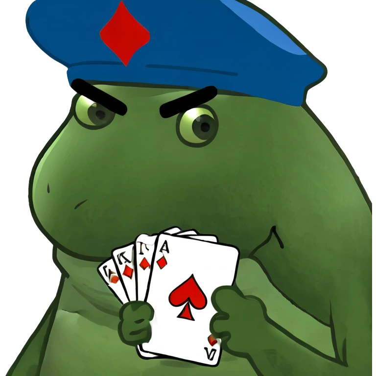 Guy on poker  emoji
