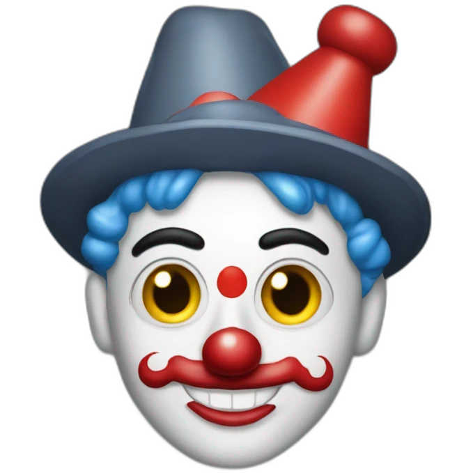 turkish republican people's party as clown emoji