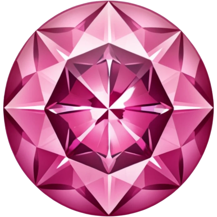 Pink diamond emoji