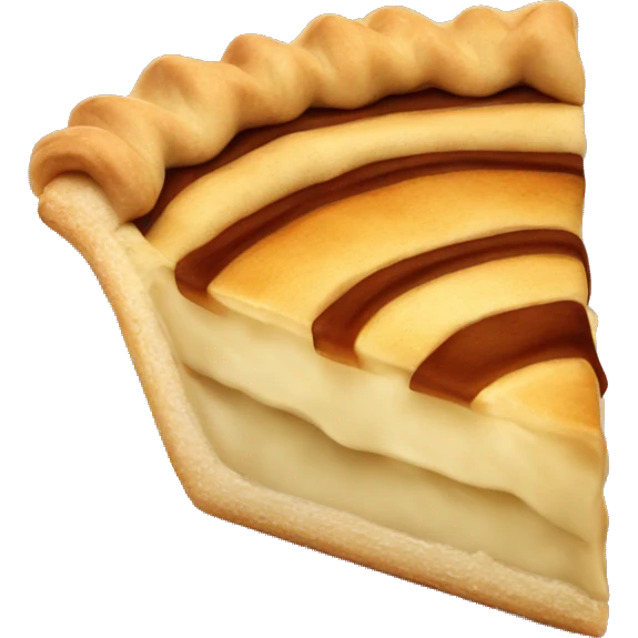 Soft ribbed pie emoji