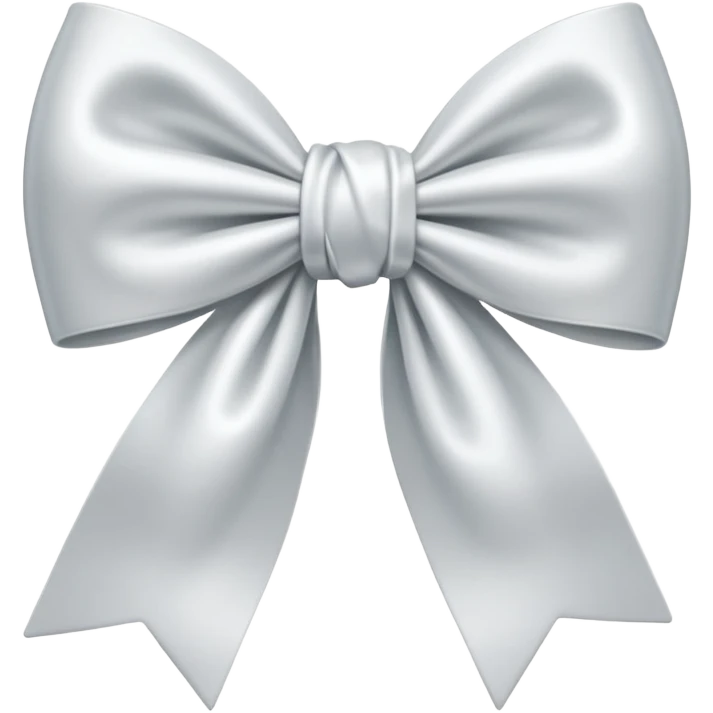 bow white emoji