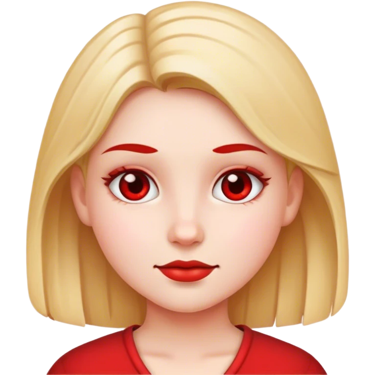girl in red emoji
