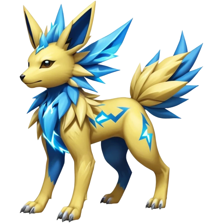 Manectric-Lucio-Jolteon-Fakémon-hybrid-creature (full body)  emoji
