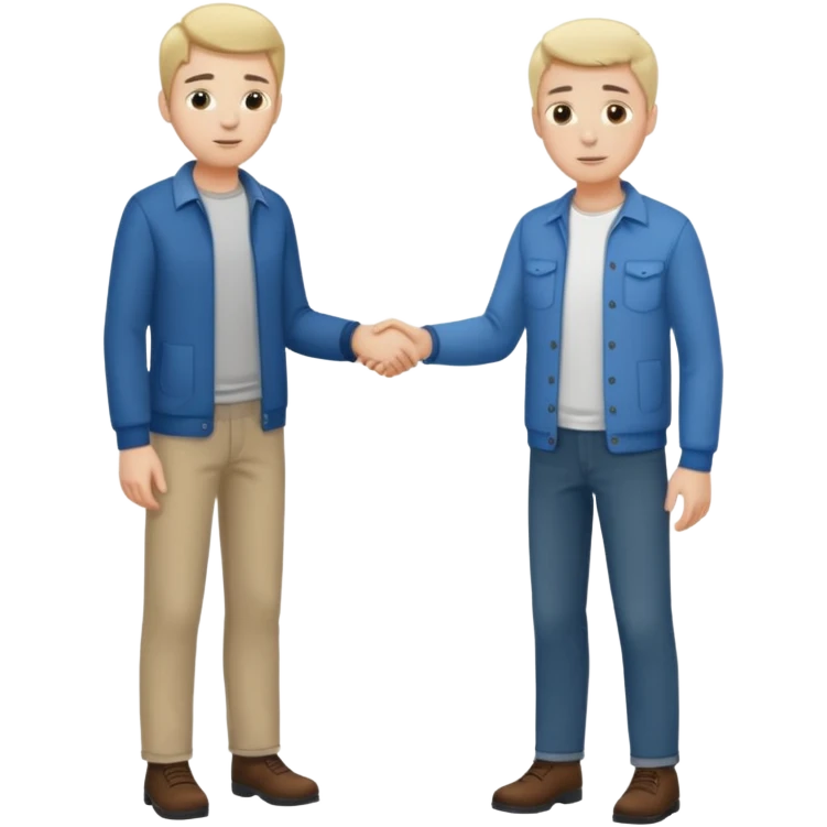 man helping another to get up emoji