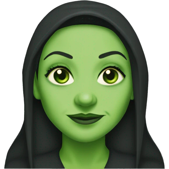 Elphaba from wicked emoji