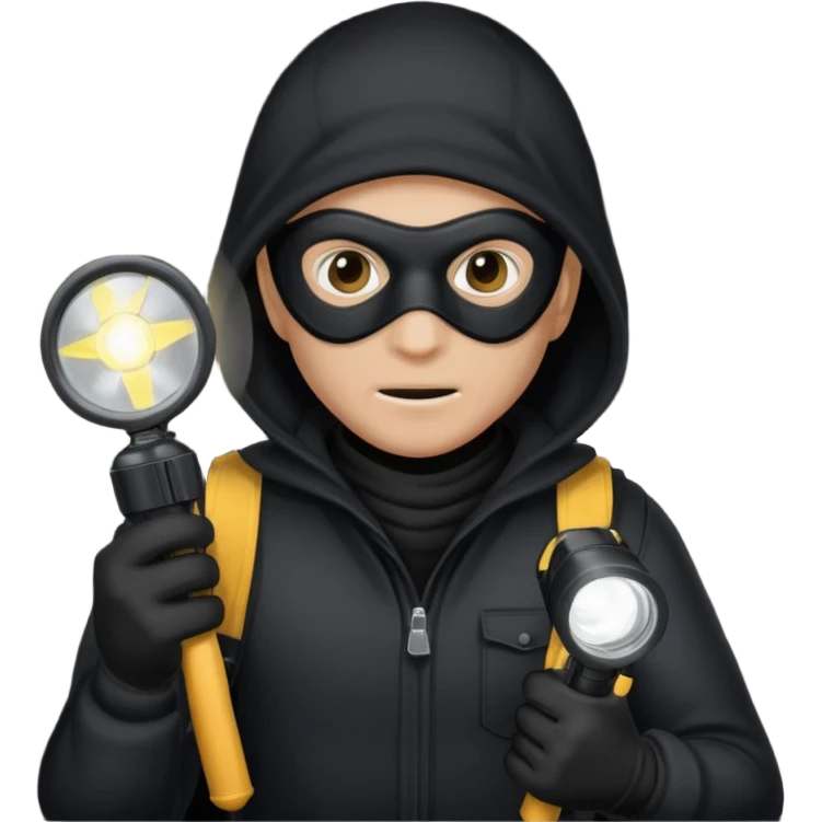 Burglar emoji