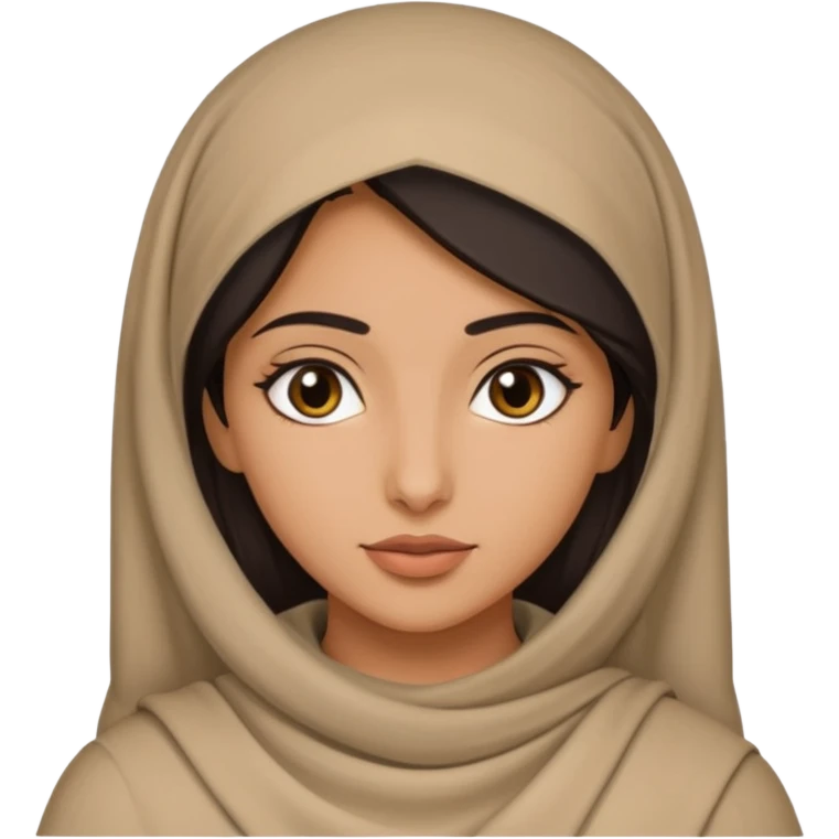 arab GIRL with niquab emoji