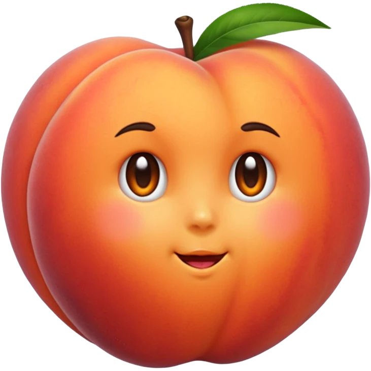 Peach emoji