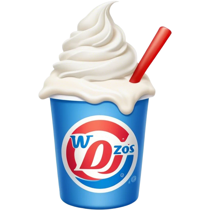 dairy queen blizzard  emoji