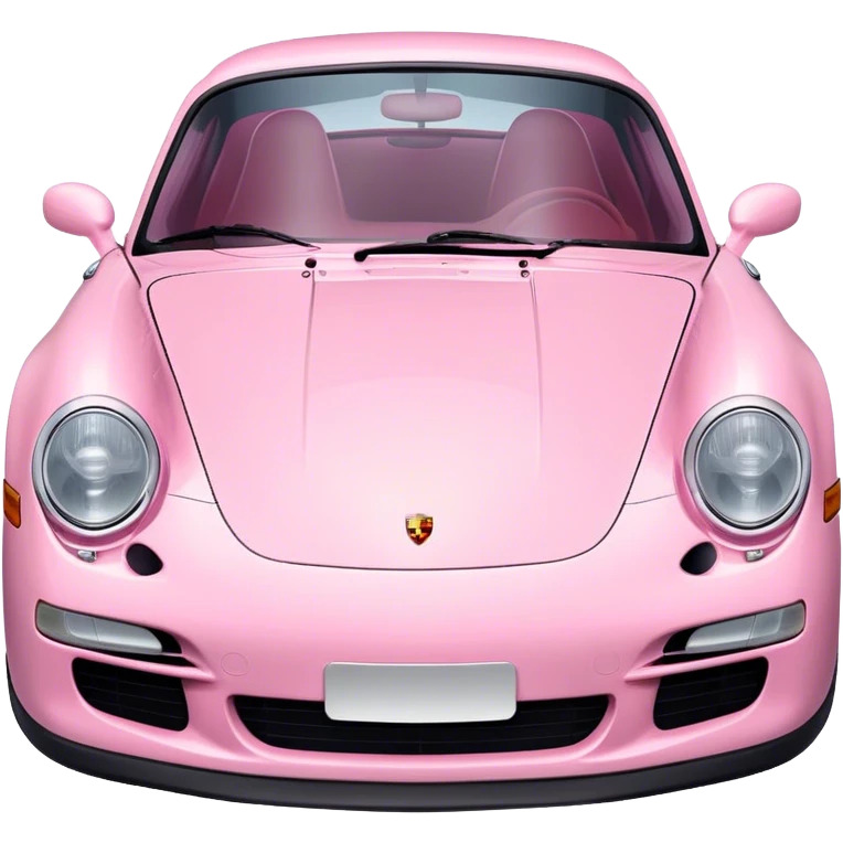 Pink pastel Porsche  emoji
