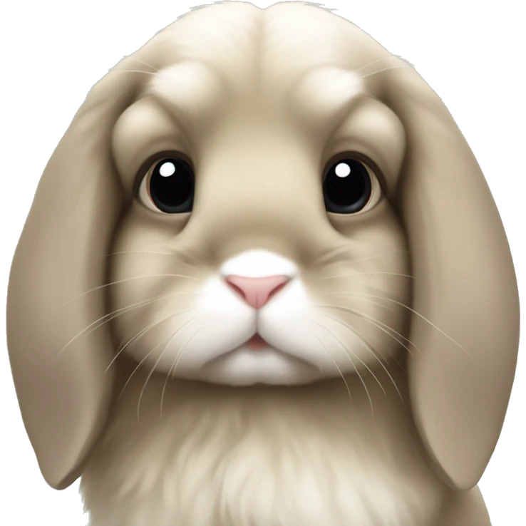 Bunny holland lop emoji