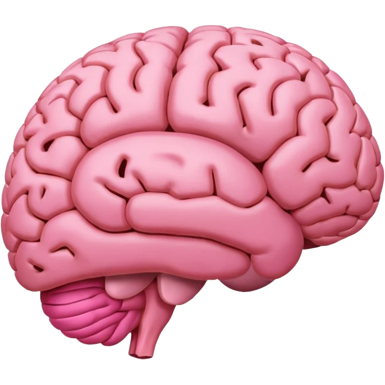 pink brain emoji