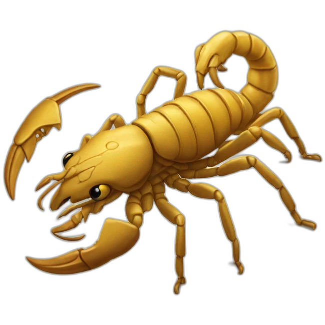 scorpion on lion’s head emoji