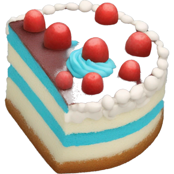blue cake emoji
