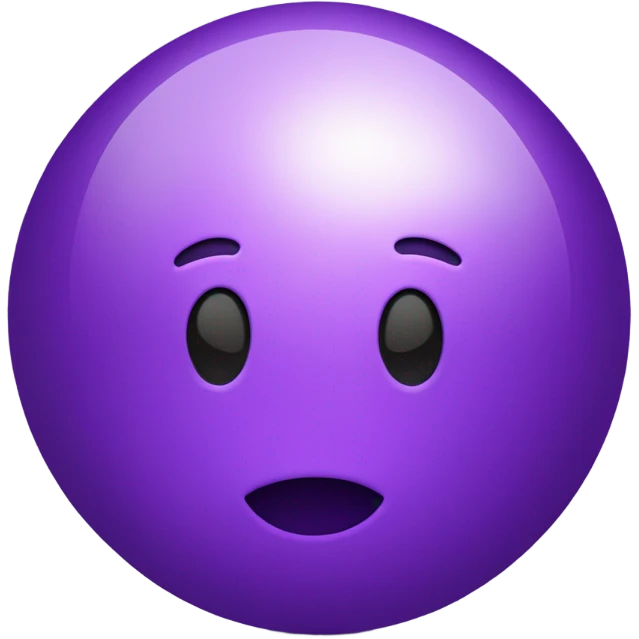 Bola disco morada emoji