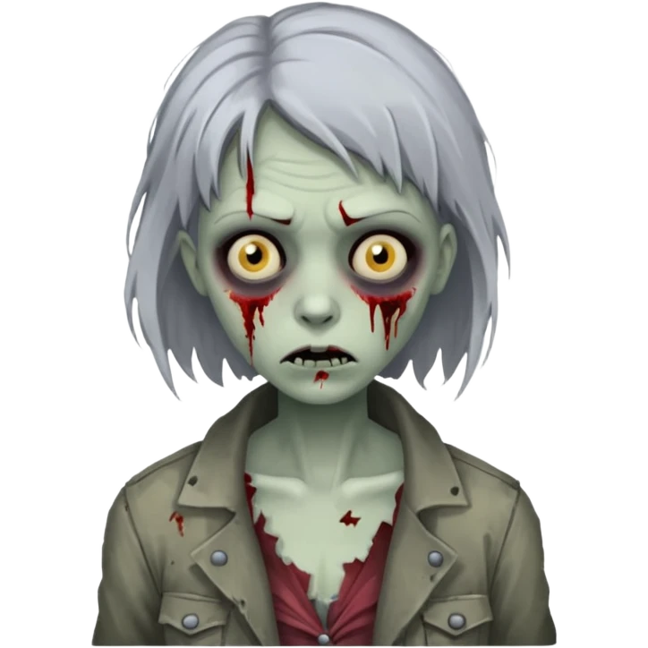 parisian zombie woman emoji