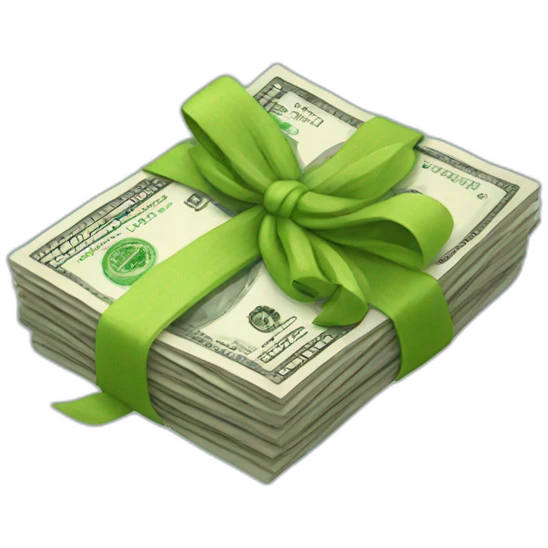 Bundle of money emoji