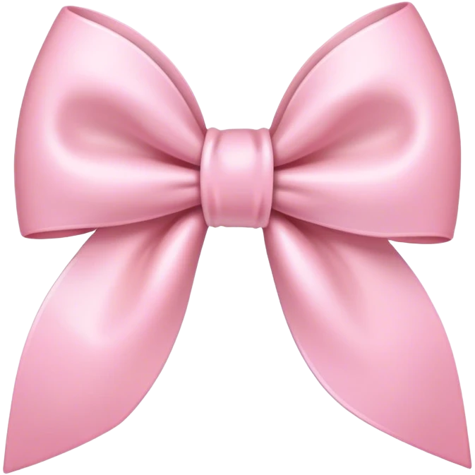Light pink bow emoji