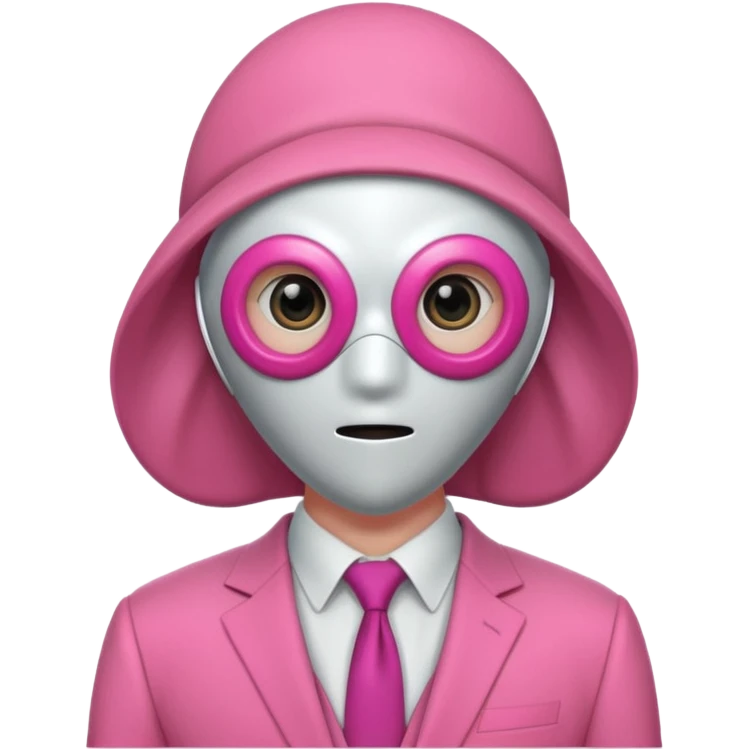 quid Game Guard — Circle mask (pink suit) emoji