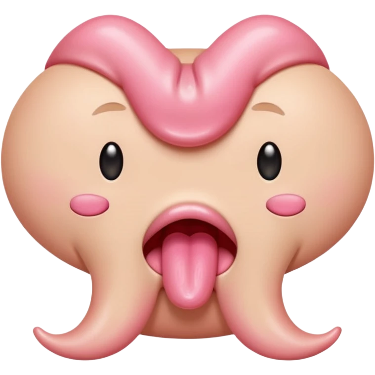 Tongue in my butt emoji