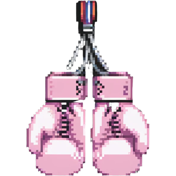 light pink boxing gloves emoji