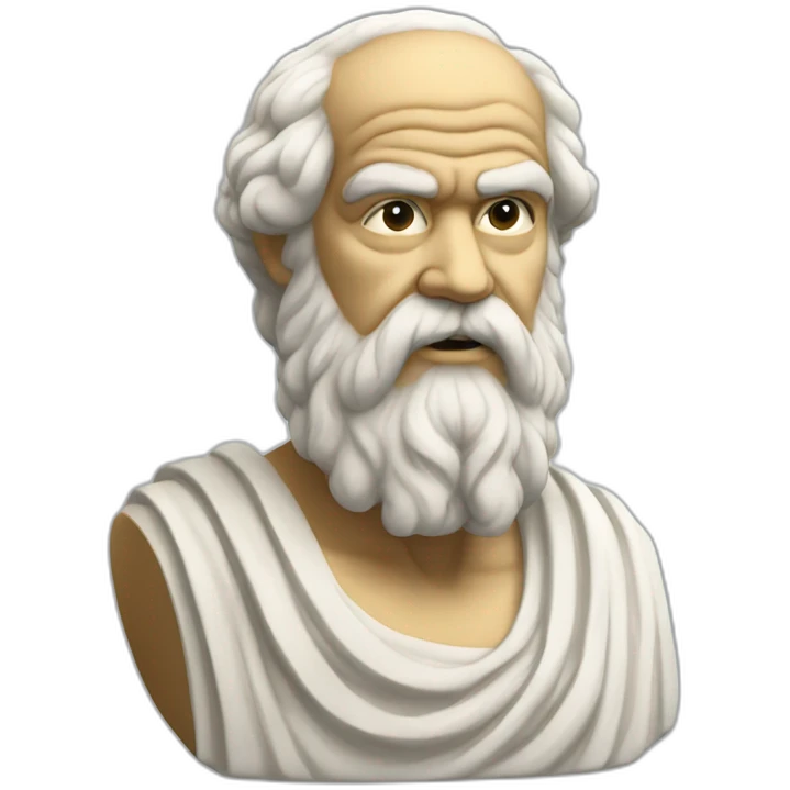socrates estatua emoji