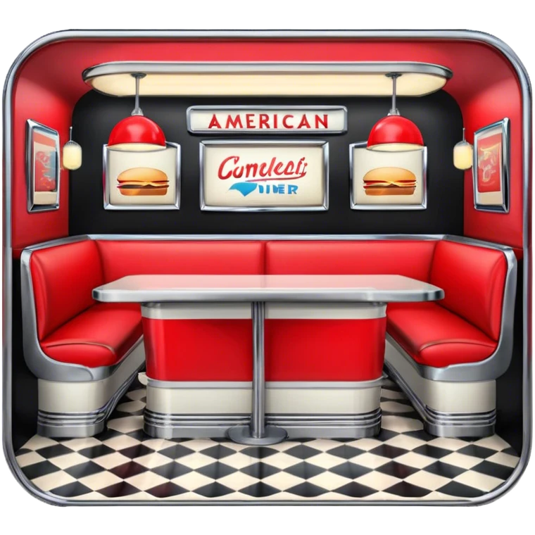 route 66 american diner emoji