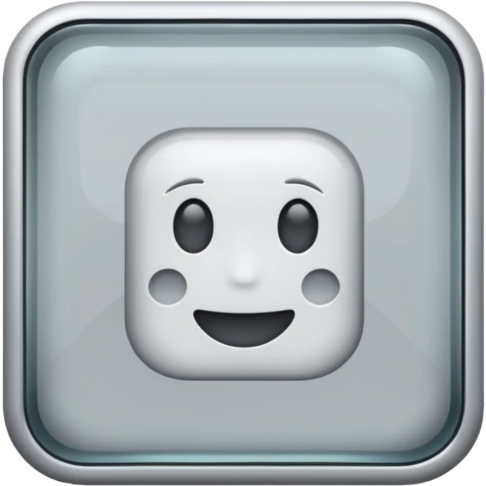 Transparent white and gray wall emoji
