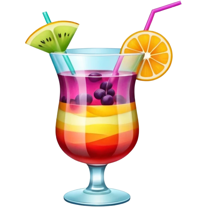 colorful kokteyl emoji