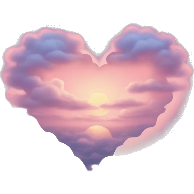 Sky heart emoji