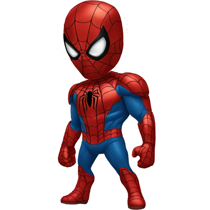 Spiderman qui embrasse iron man emoji