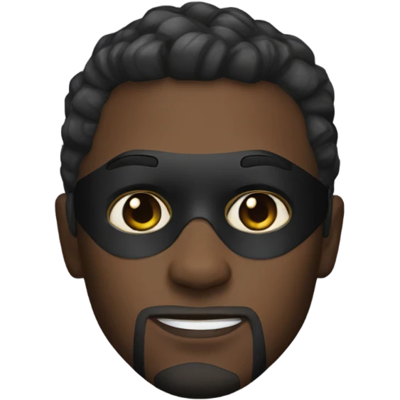 Superhero black panther emoji