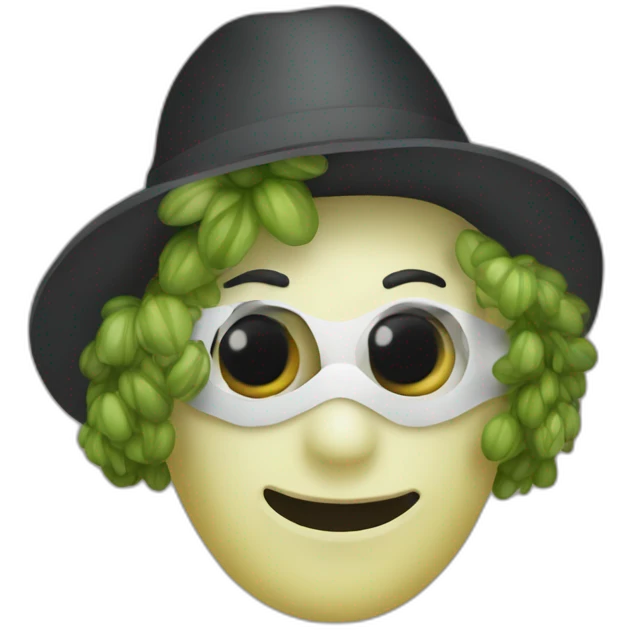 concombre masqué emoji