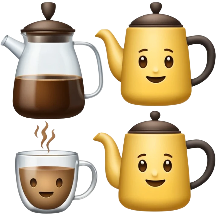 Эмодзи пак в Telegram для кофейной компании LABEL. Цветовая палитра: #FFFFFF, #F7FD02, #D3D3D3, # 242424 emoji