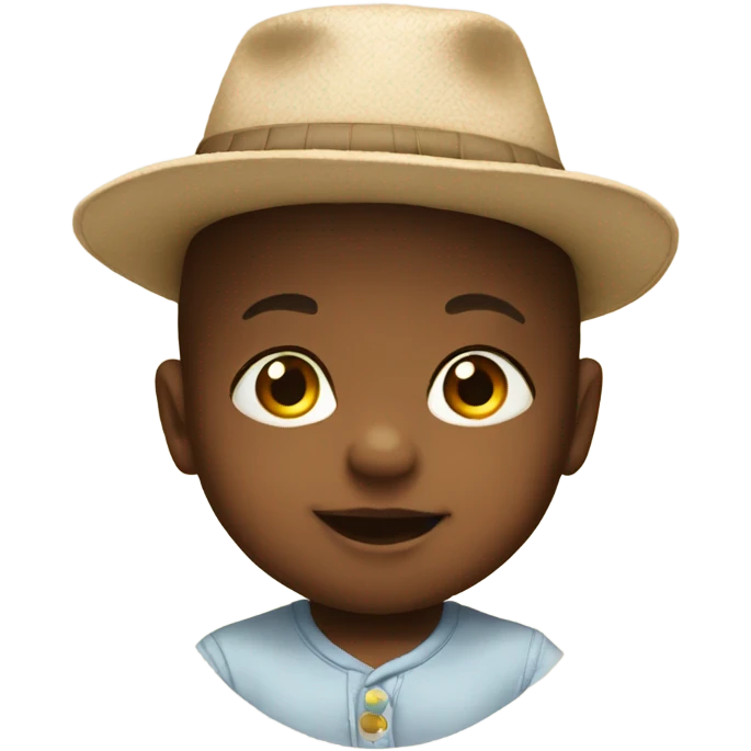 Baby with hat emoji