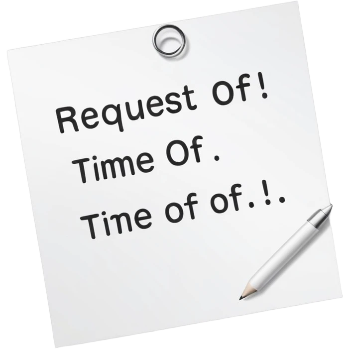 Request time off emoji