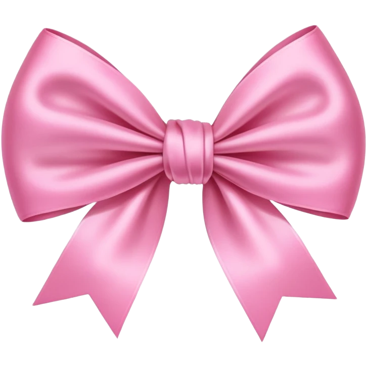 Pink bow emoji