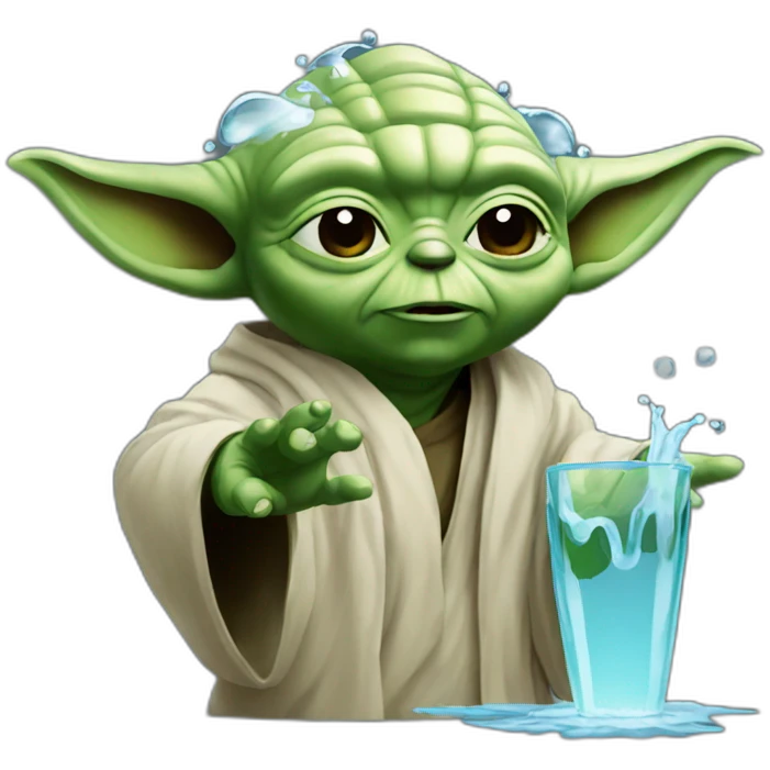 Yoda water emoji