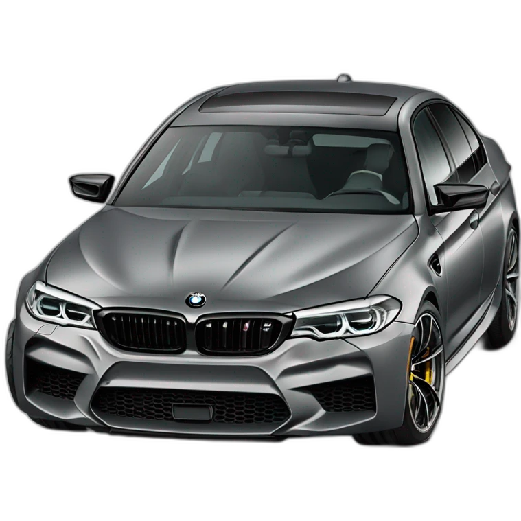 Bmw m5 compétition grey emoji