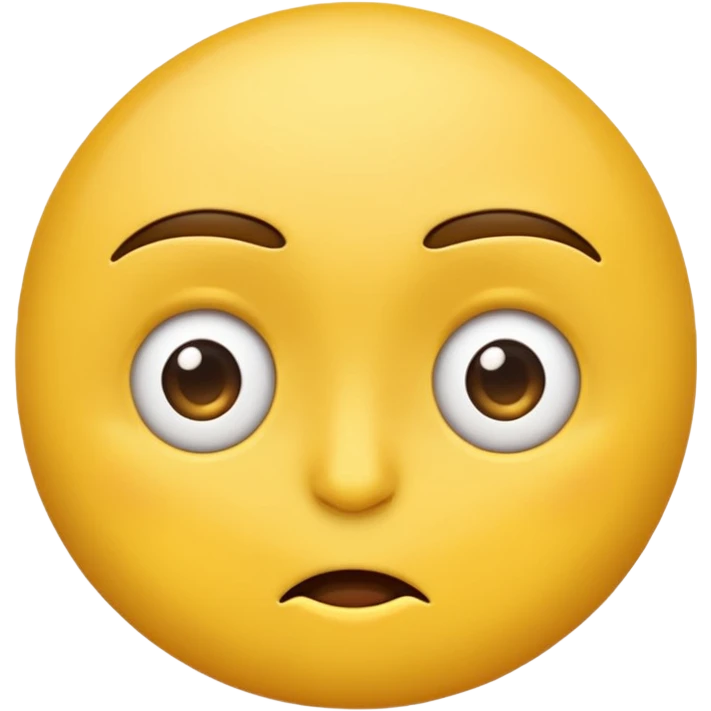 Emoji giving side eye emoji