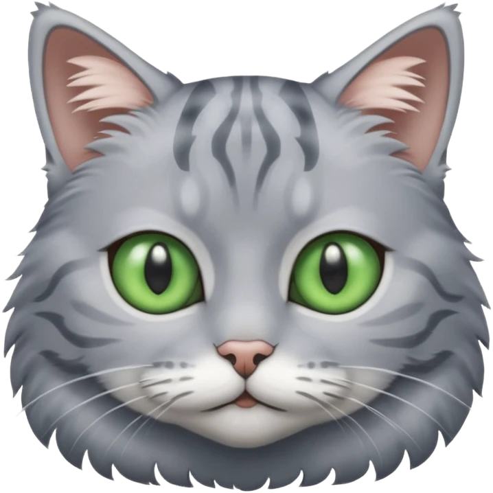 Mavi tatlı kedi emoji