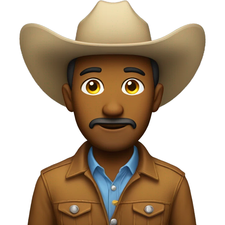 cowboy Side eye emoji