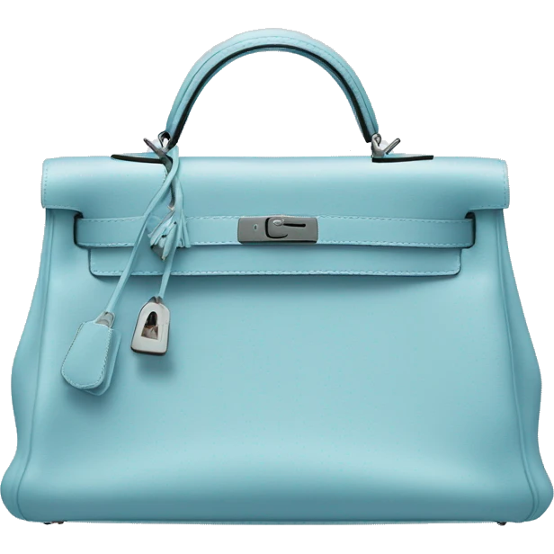 Light blue Hermes Kelly bag  emoji