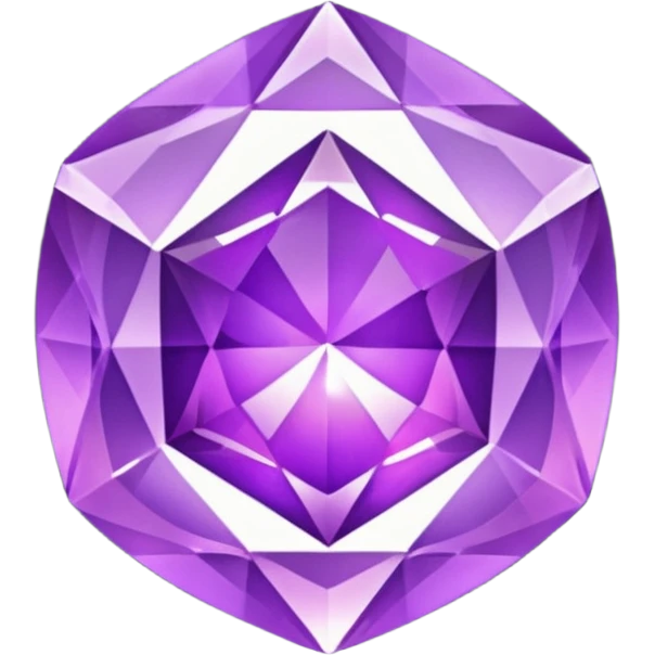 Purple zandrite gem shaped brilliant  emoji